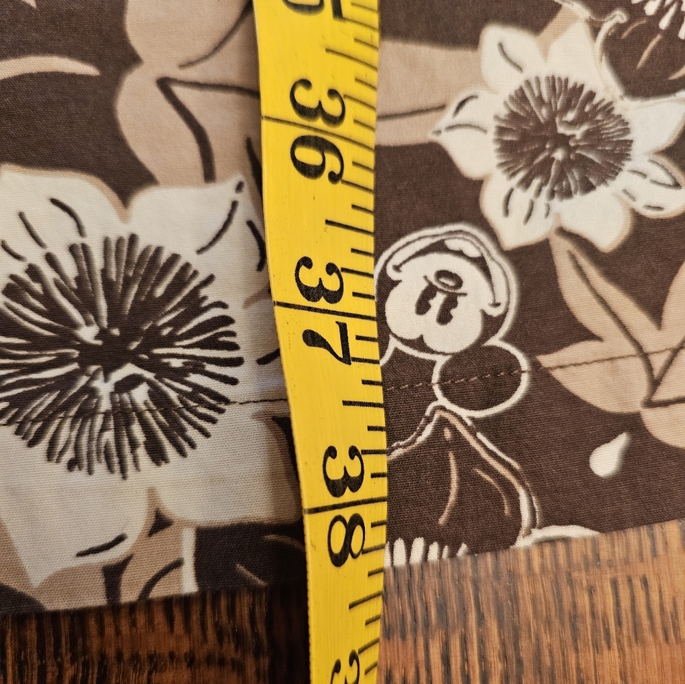 Disney Mickey's Brown Tropical Floral Midi Dress - Picture 12 of 12